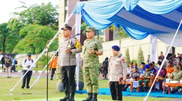 Kapolda Riau Pimpin Gelar Apel Operasi Lilin Lancang Kuning 2025: Amankan Nataru