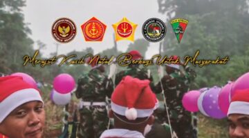 Merajut Kasih Natal di Papua, TNI Berbagi Kasih untuk Masyarakat Pedalaman